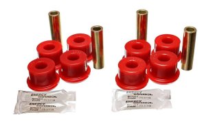 Pontiac GTO Control Arm Bushing Set - Rear - Energy Suspension - Hyper-Flex Performance Polyurethane - Red - `04-`06